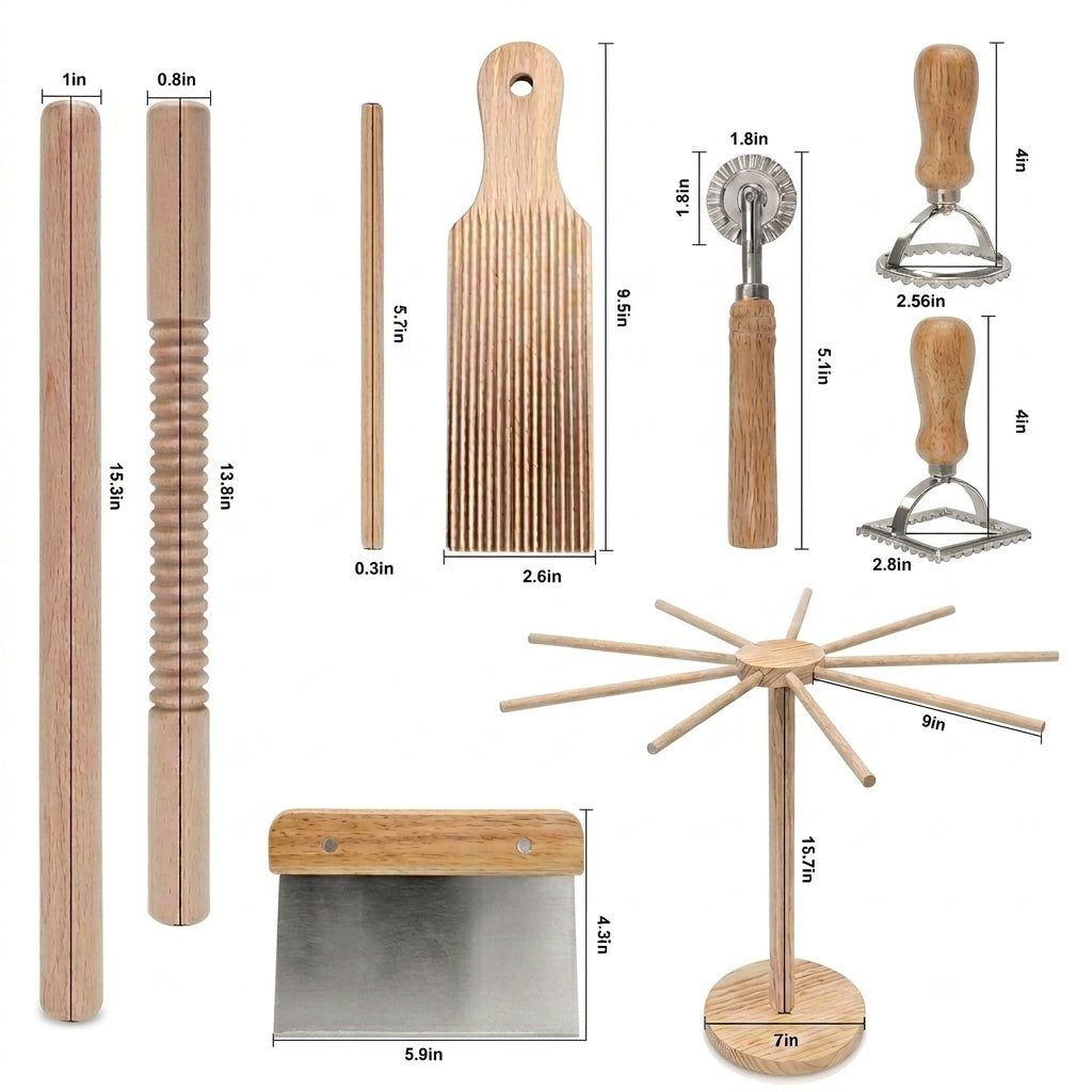 9-Piece Fresh Pasta Maker Set